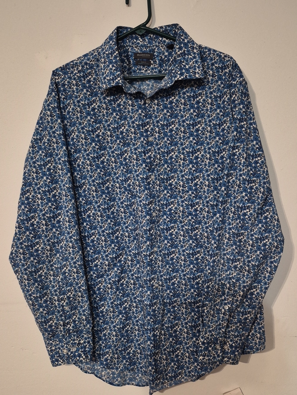Madison Blue Floral Shirt